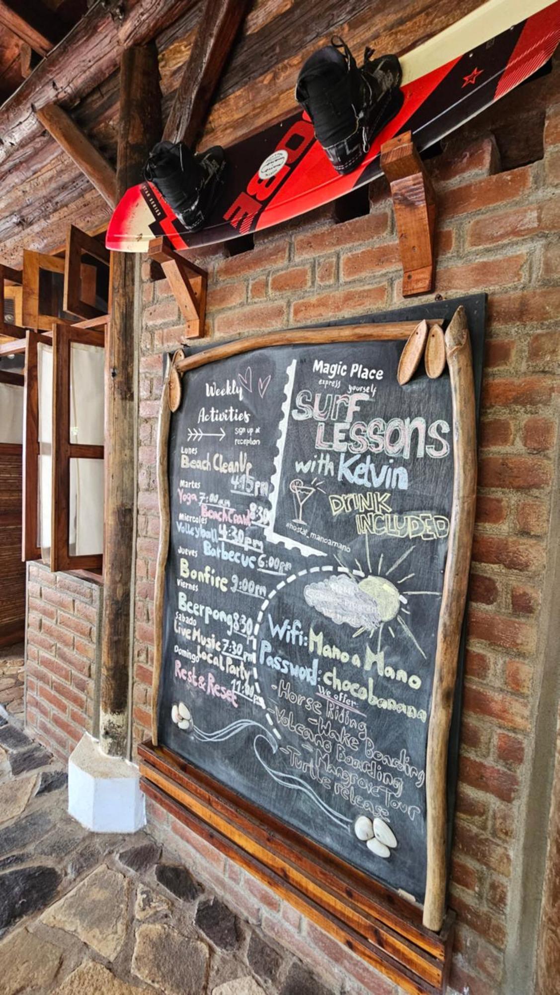 Mano A Mano Eco Hostal Las Peñitas Eksteriør billede